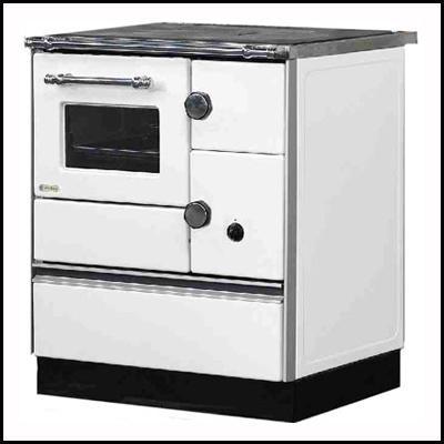 Slika ALFA PLAM Šporet 70 TERMO LEVI Bela Drvo/Ugalj