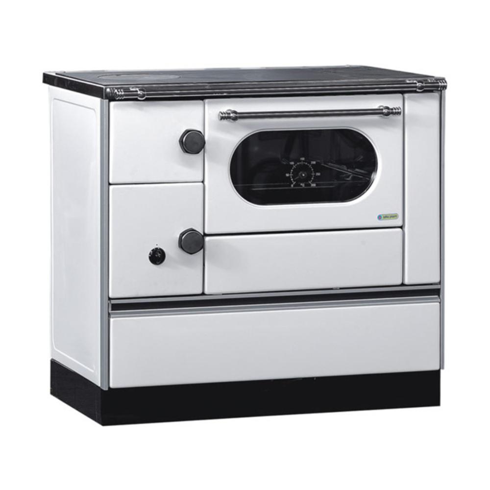 Slika ALFA PLAM Šporet 90H FAVORIT R LEVI Bela Drvo, ugalj 