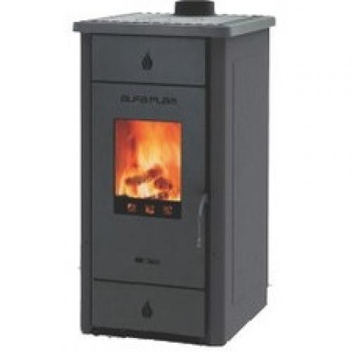 Slika ALFA PLAM Peć na čvrsto gorivo ELITA III Antracit 7kW 