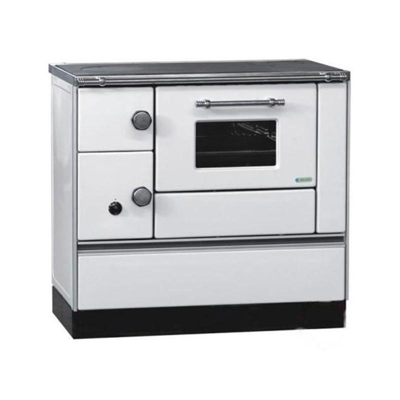 Slika ALFA PLAM Šporet 90H TERMO DESNI Bela Drvo/Ugalj