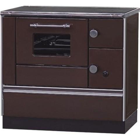 Slika ALFA PLAM Šporet 90H TERMO LEVI Braon Drvo/Ugalj