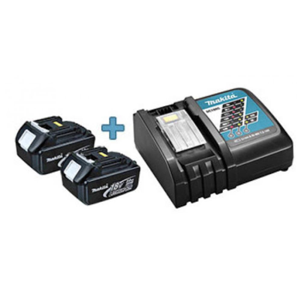Slika MAKITA SET BATERIJE I PUNJAC BL1850B 2+DC18RC 