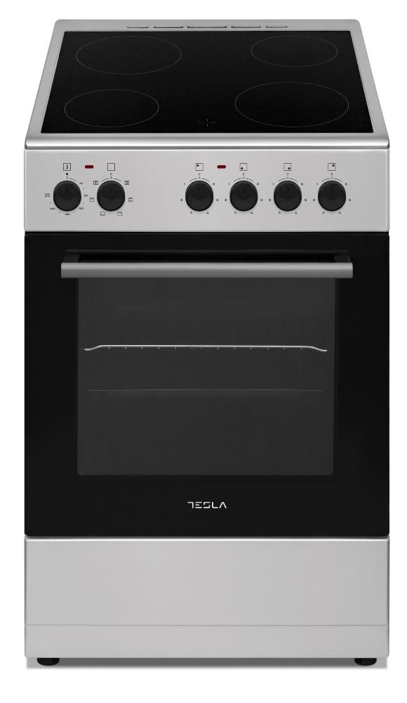Slika TESLA Električni šporet CV5400SX INOX Ventilatorska   Staklokeramicka  A