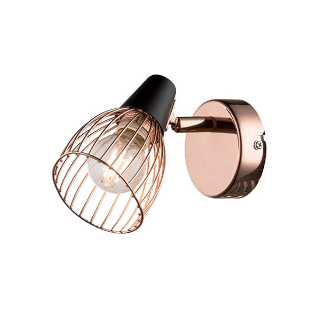 Picture of AMBIX SPOT SVETILJKA 1XE14 CRNA/BAKAR