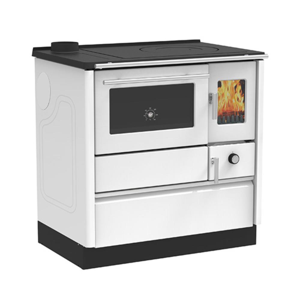 Slika ALFA PLAM Šporet 85G LEVI Bela Drvo/Ugalj  