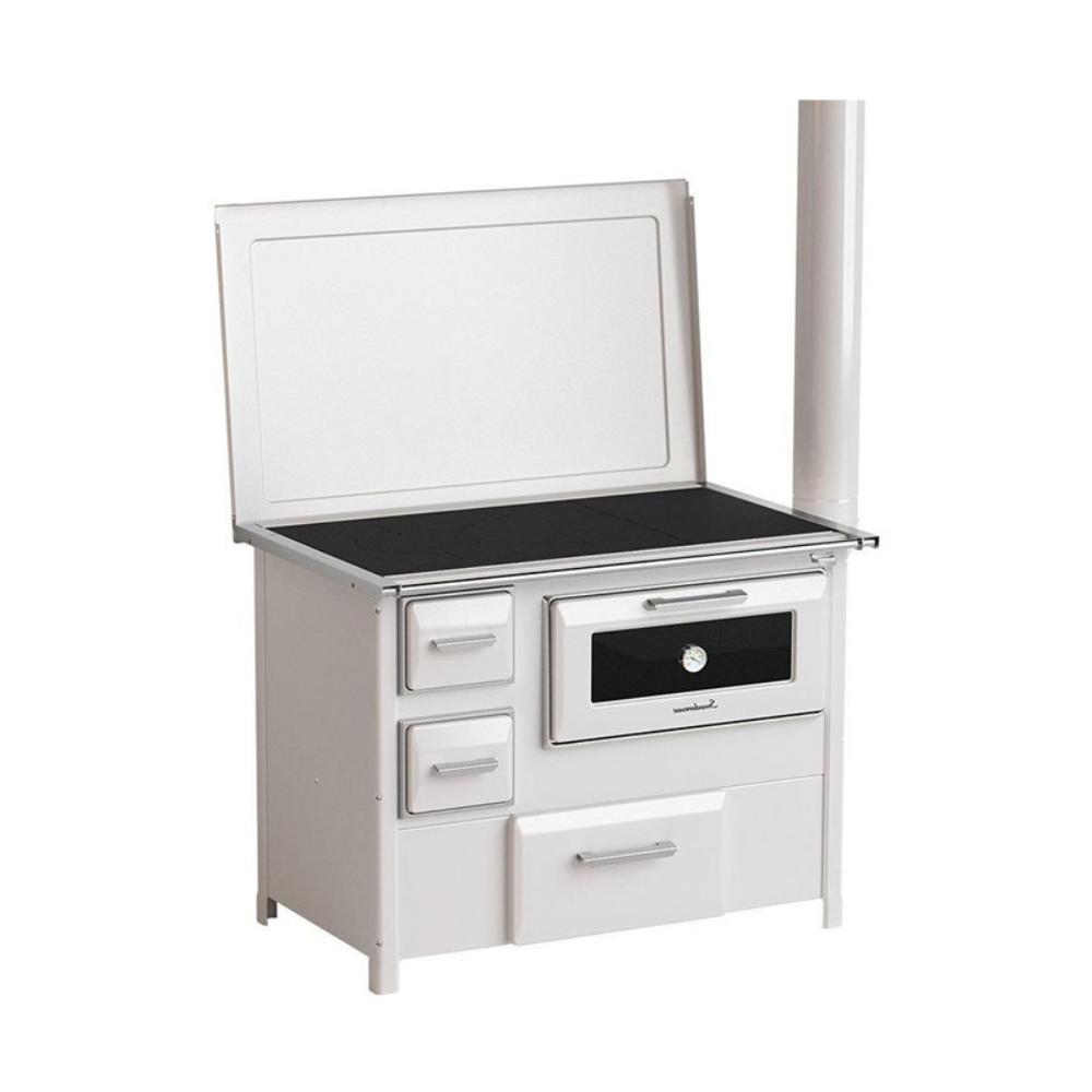 Slika MBS Šporet 9 RS TOP DP DESNI Bela Drvo i ugalj