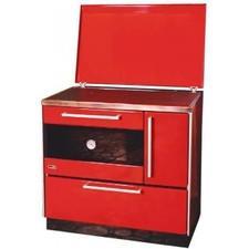 Slika MBS Šporet ROYAL 900+P3 LEVI Crvena Drvo/Ugalj