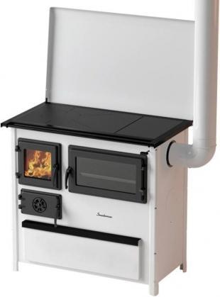 Slika MBS Šporet TREND DESNI Bela Drvo/Ugalj