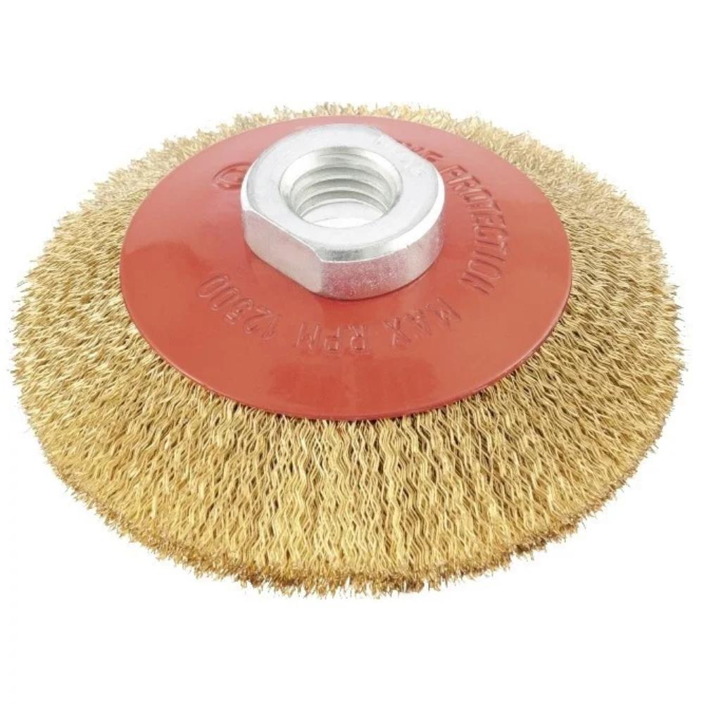 Slika CETKA CELICNA 115 MM ZA BRUSILICU PLJOSNATA MTX