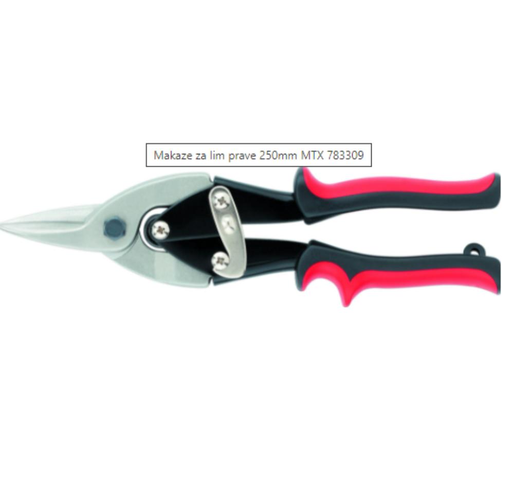 Slika MAKAZE ZA LIM 250MM PRAVE MTX