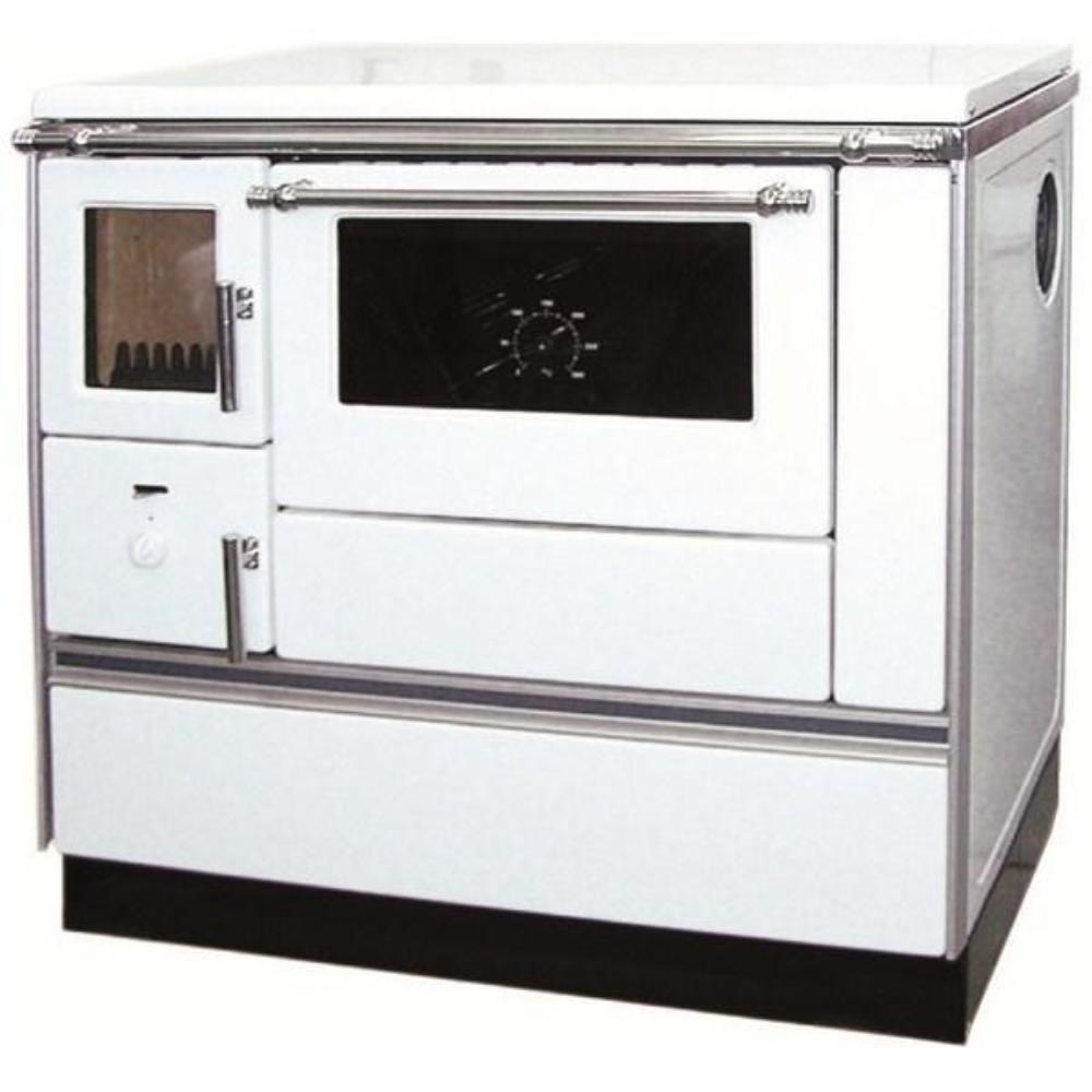 Slika ALFA PLAM Šporet 90H DOMINANT ECO Bela Drvo/Ugalj