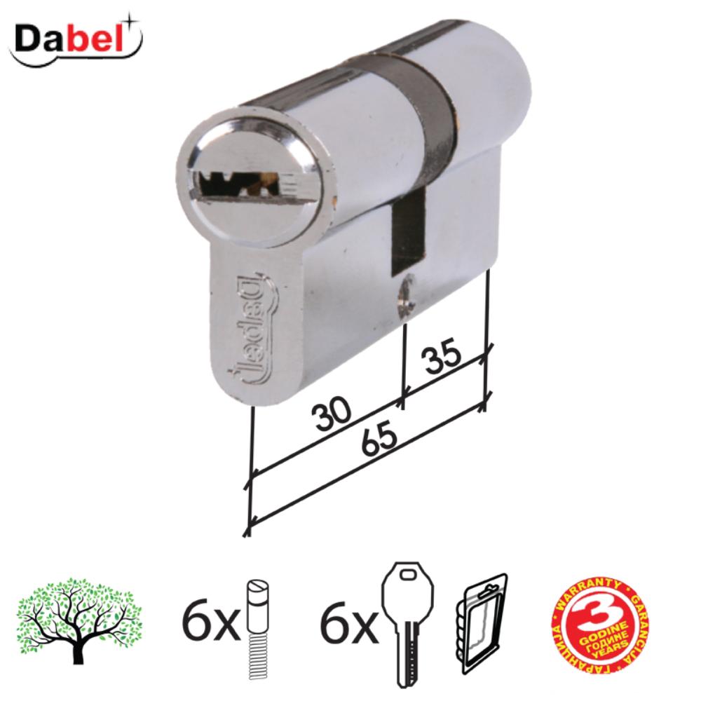 Slika CILINDAR KODIRANI CL2040HR 65MM 30-35