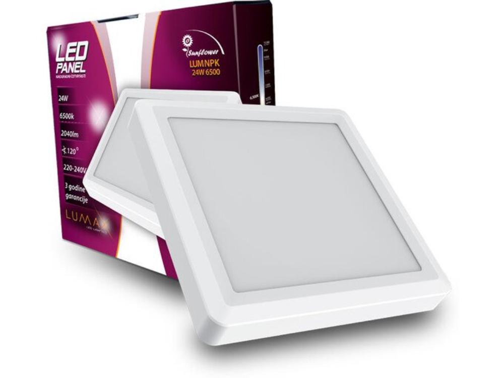 Slika LUMAX SUNFLOWER LED PANEL NADGRADNI KOCKA LUMNPK 24W 6500K 