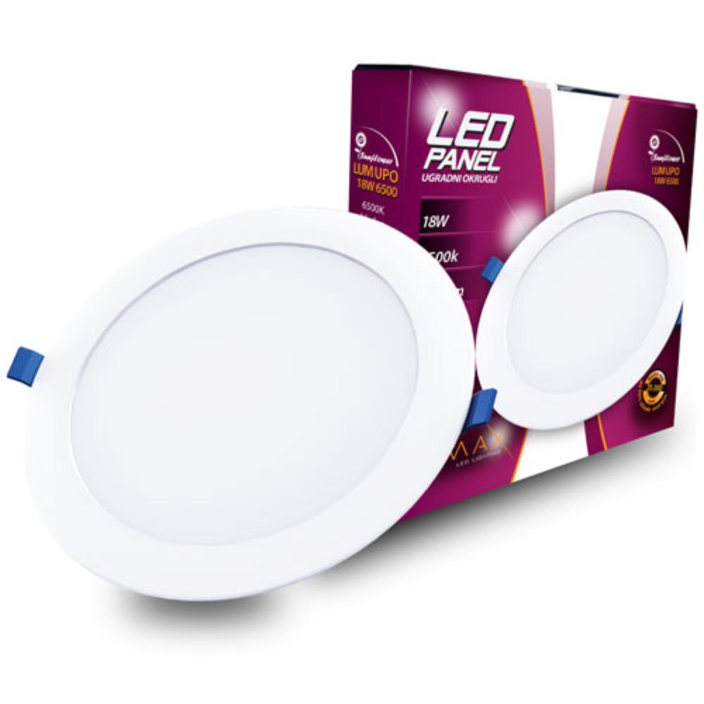 Slika LUMAX SUNFLOWER LED PANEL UGRADNI  LUMUPO 18W 6500K 