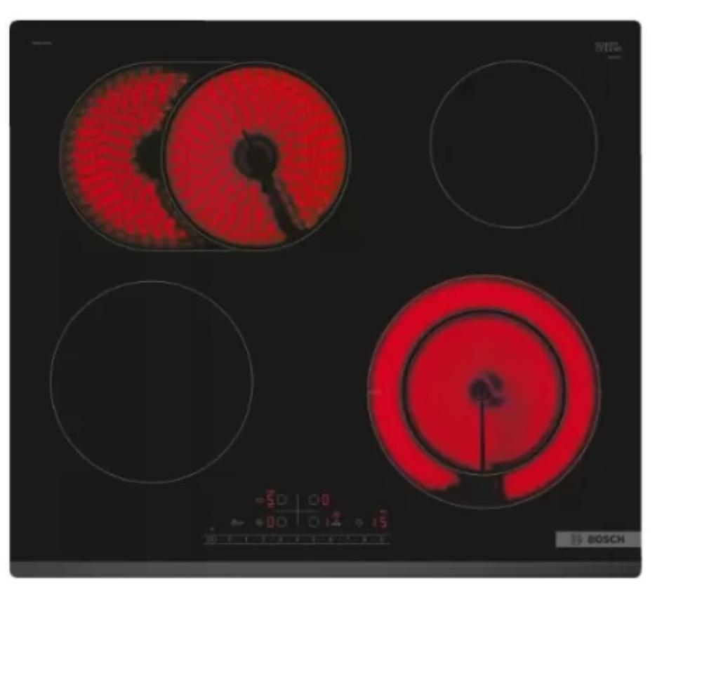 Slika BOSCH Ugradna ploča PKN631FP2E  Nezavisna staklokeramička ploča sa 4 zone za kuvanje Crna 