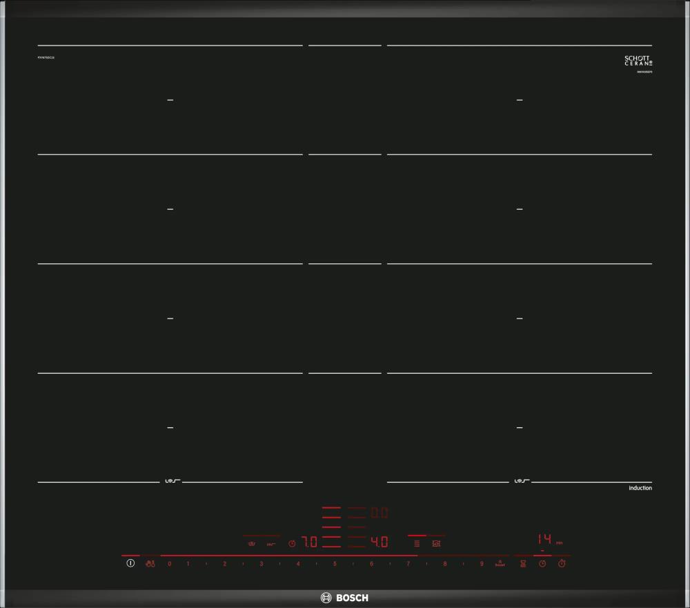 Slika BOSCH Ugradna ploča PXY675DC1E  Indukciona  Crna 