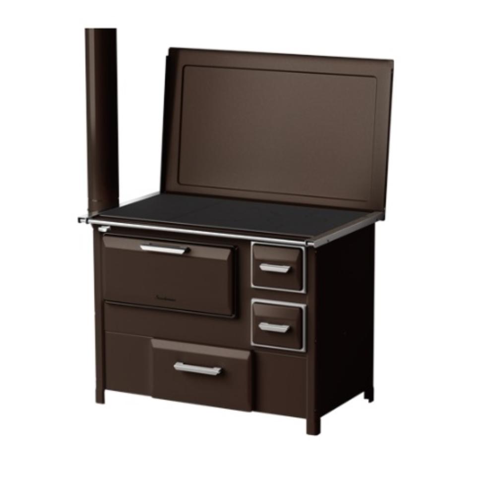 Slika MBS Šporet 9 SL LEVI Braon Drvo/Ugalj