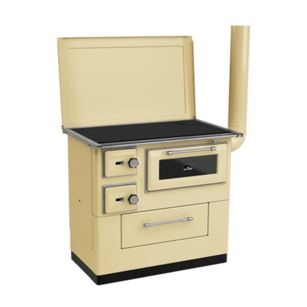 Slika MBS Šporet 10 RS DP LEVI Krem Drvo/Ugalj 