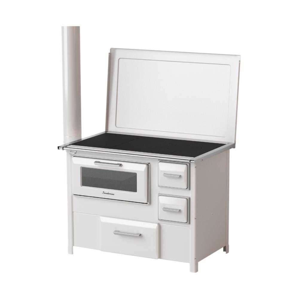 Slika MBS Šporet 9 RS TOP DP LEVI Bela Drvo i ugalj