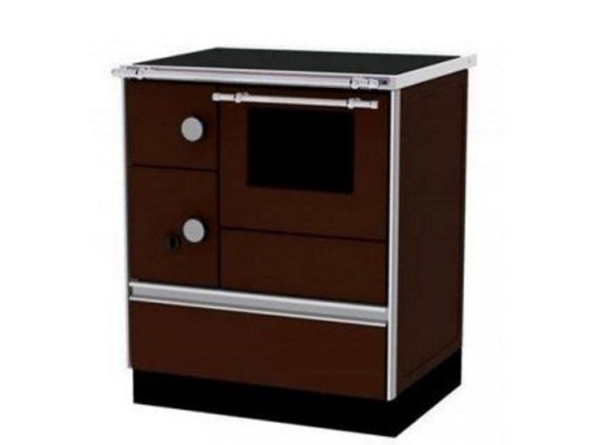 Slika ALFA PLAM Šporet 70 TERMO DESNI Braon Drvo/Ugalj