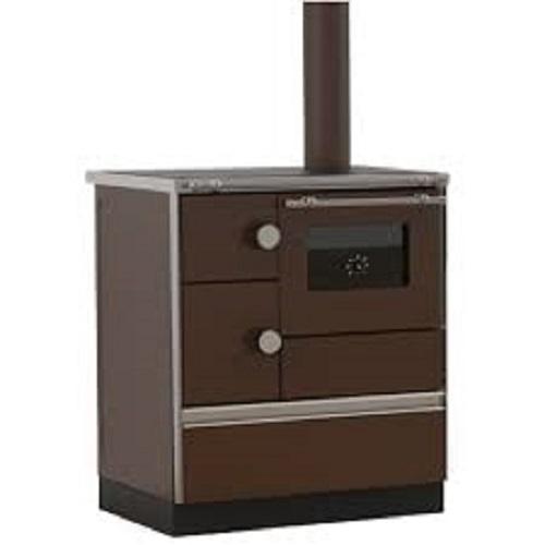 Slika ALFA PLAM Šporet za etažno grejanje 70 ET DESNI Braon Drvo/Ugalj