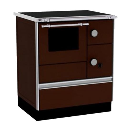 Slika ALFA PLAM Šporet 70 TERMO LEVI Braon Drvo/Ugalj