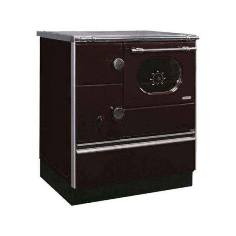 Slika ALFA PLAM Šporet za etažno grejanje 70 ET F DESNI Braon Drvo/Ugalj