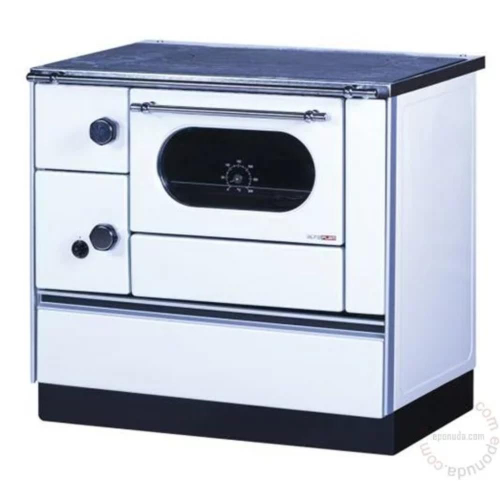 Slika ALFA PLAM Šporet 90H FAVORIT R DESNI Bela Drvo/Ugalj