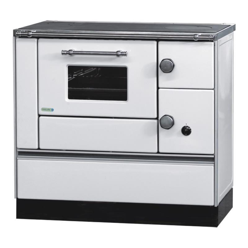 Slika ALFA PLAM Šporet 90H TERMO LEVI Bela Drvo/Ugalj