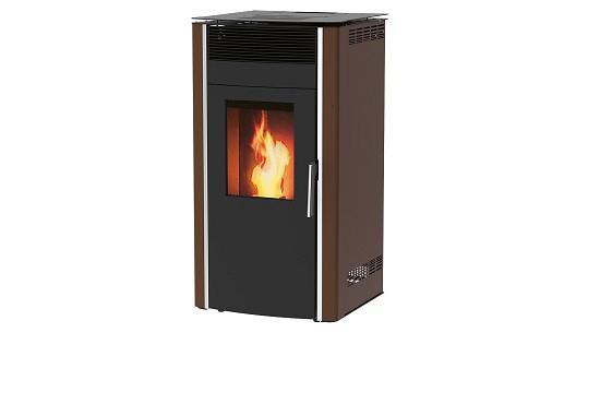 Slika ALFA PLAM Peć na pelet LUCA S8 Braon 8 kW