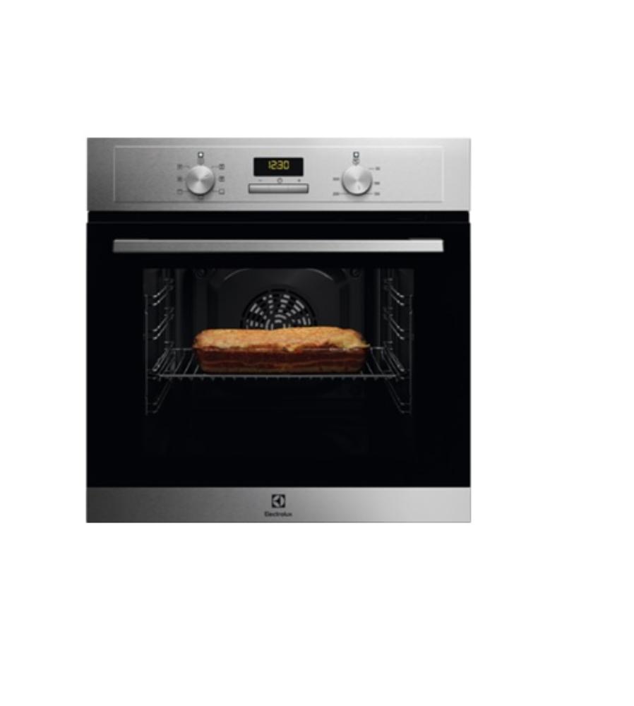 Picture of ELECTROLUX Ugradni set EOH3H00BX+LHR3233CK   Samostalna staklokeramička domino ploča  Ugradna rerna 300 s ventilatorom  A