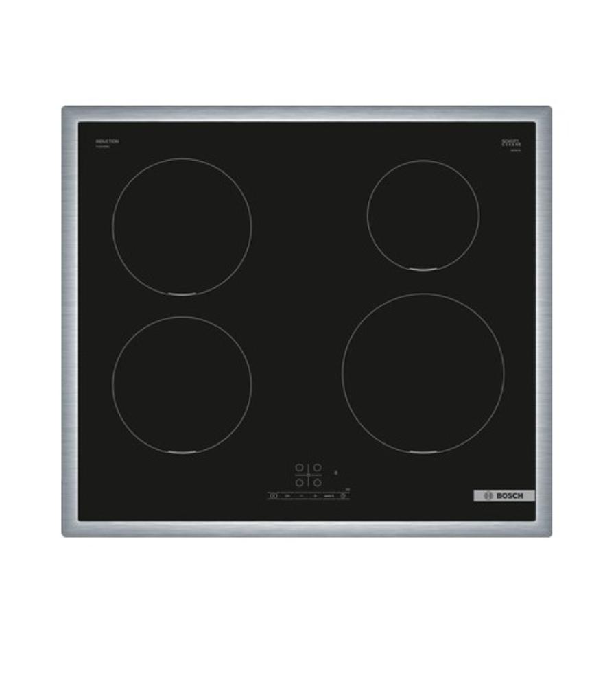 Slika BOSCH Ugradna ploča PUE645BB5D  Staklokeramicka  Crna sa inox okvirom