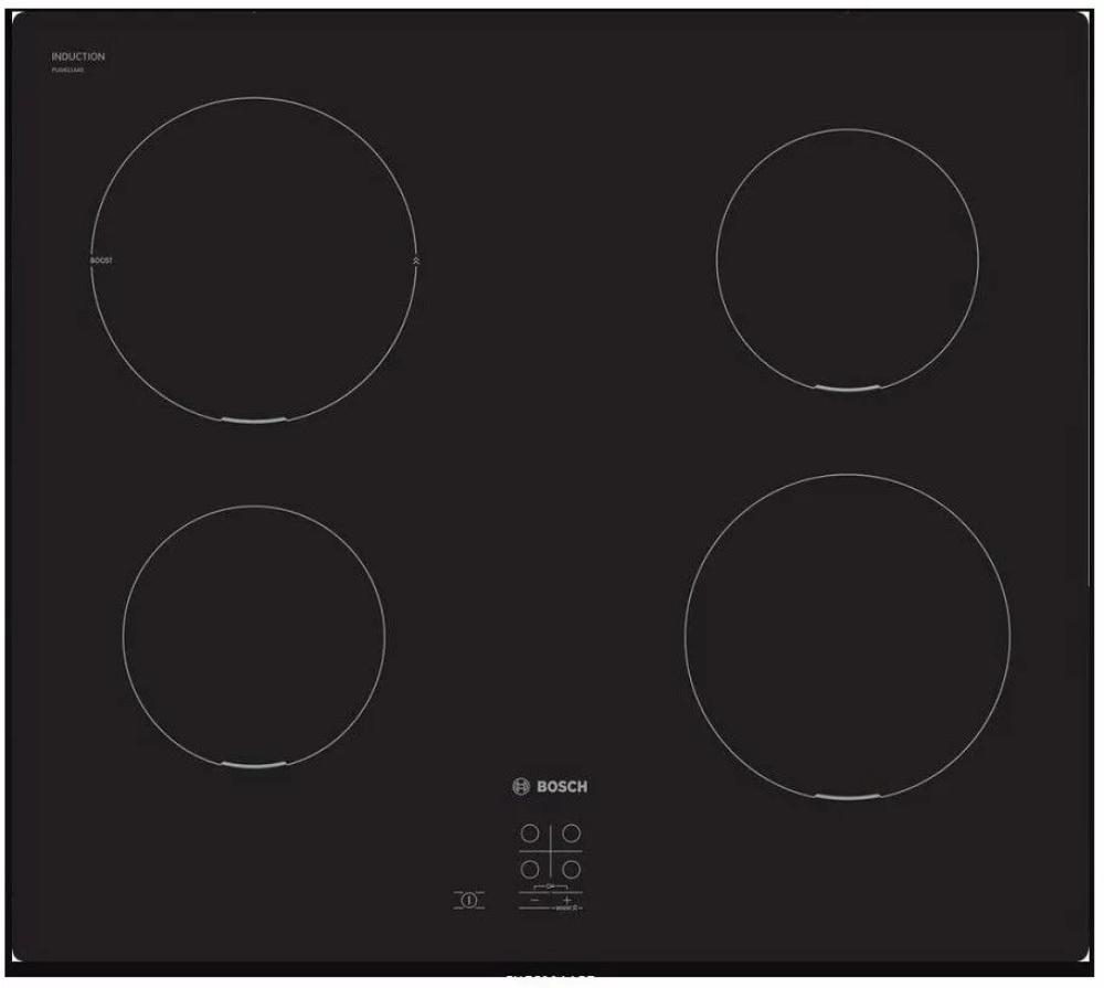 Slika BOSCH Ugradna ploča PUG611AA5D  Staklokeramicka  Crna