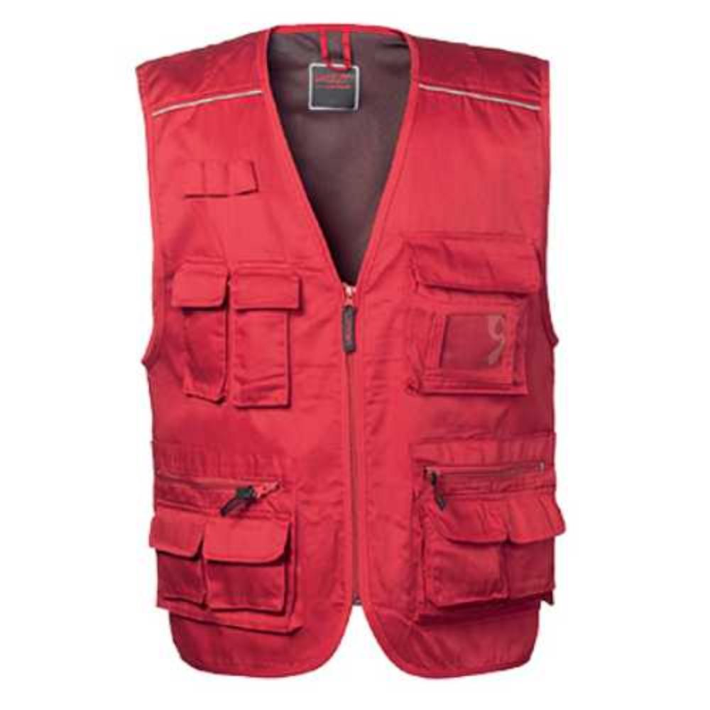 Slika RADNI PRSLUK FLORIDA, CRVENI, VEL.XL