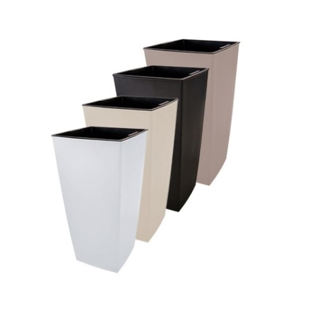 Slika GARDINO-SAKSIJA FINESA ELEGANCE 25x25xh46,5cm ANTRACIT 