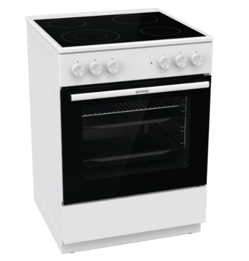 Slika GORENJE Električni šporet GEC6A41WC  Bela  Ventilatorska  Staklokeramička   A 