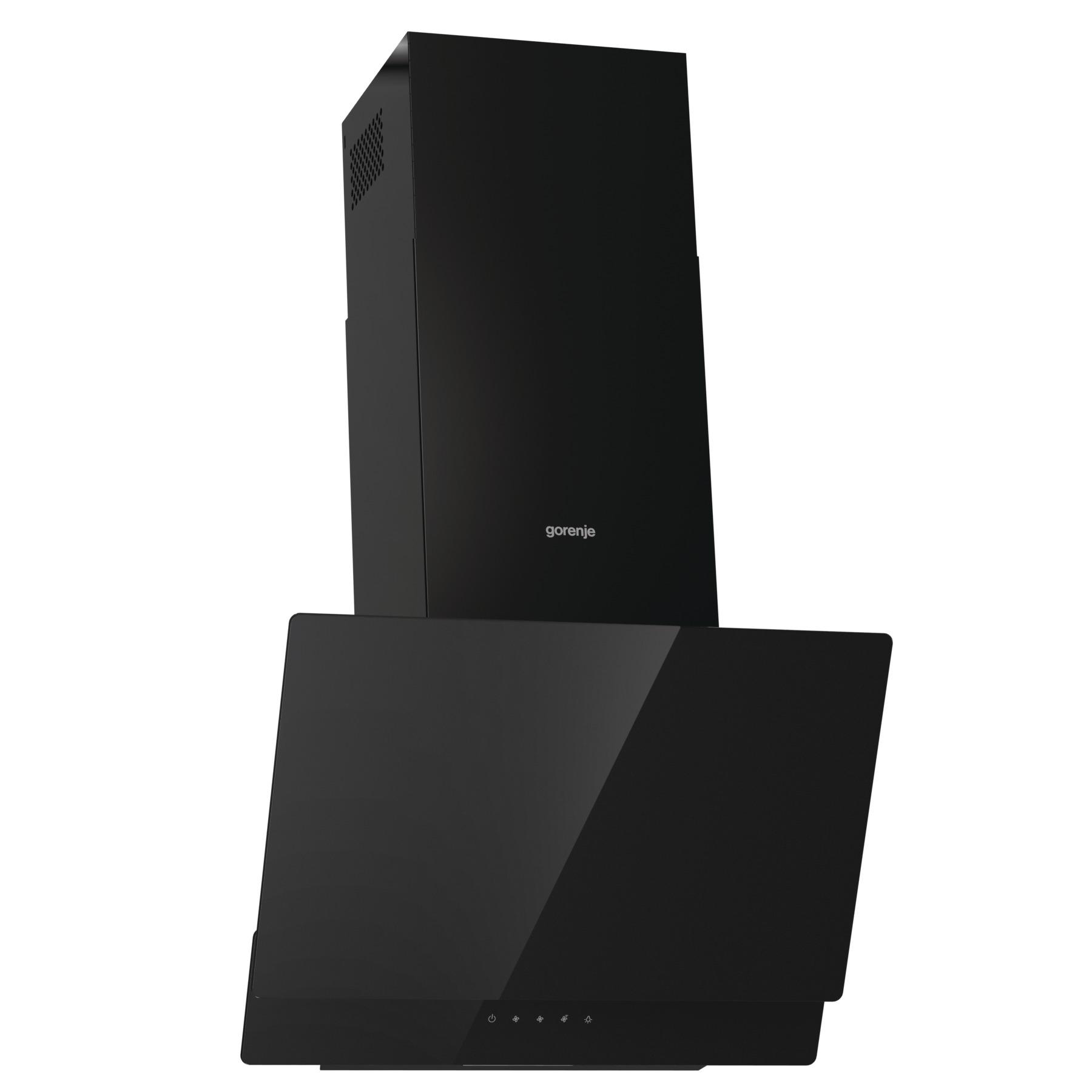 Slika GORENJE Aspirator WHI 649 EB Zidni kuhinjski aspirator  608 m³/h Crna