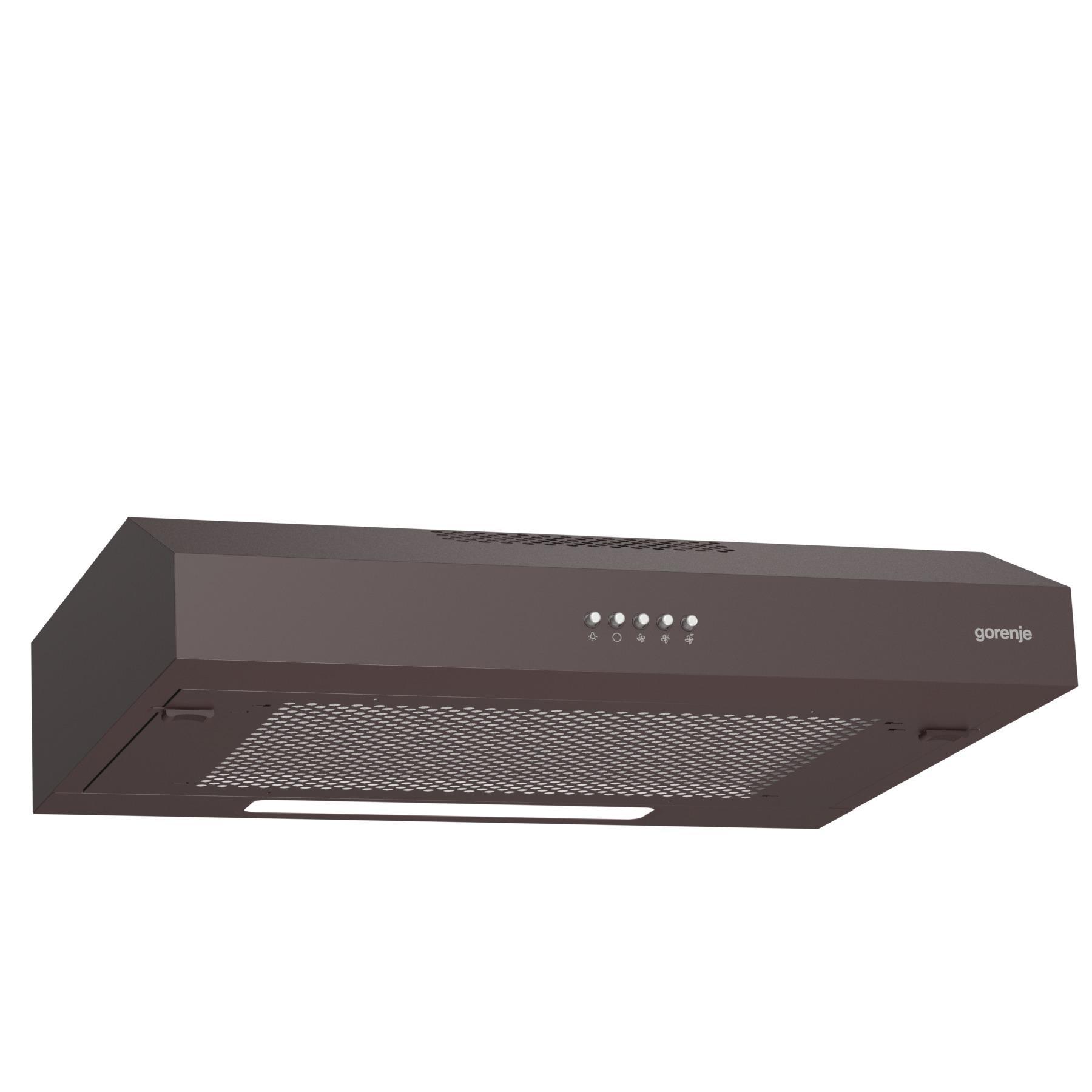 Slika GORENJE Aspirator WHU 529 EBR/S Podugradni kuhinjski aspirator 194 m3/h Crna