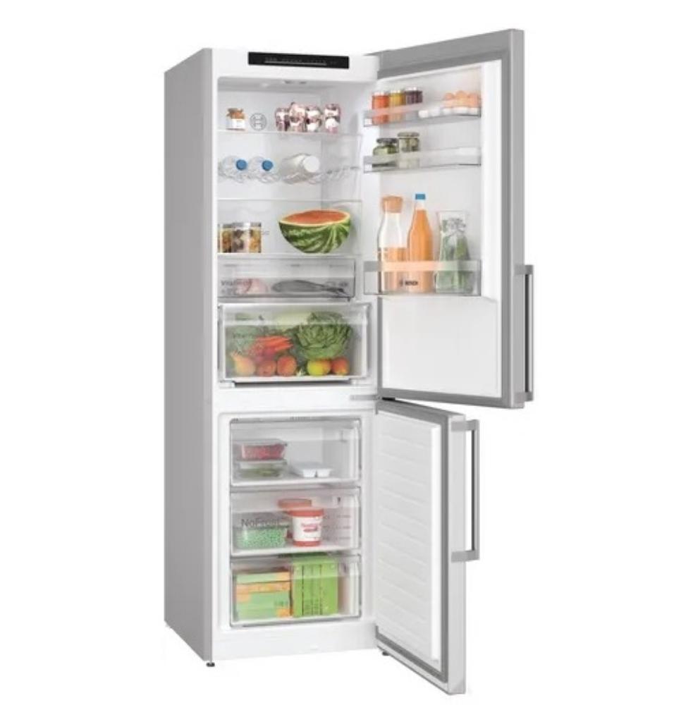 Slika BOSCH Kombinovani frižider KGN36VLDT  368 l  Inox  186cm 