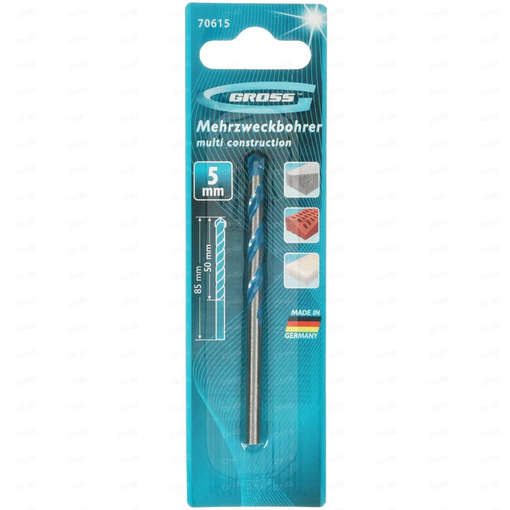 Slika BURGIJA ZA BETON 5MM GROSS PRO MULTICONSTRUCTION