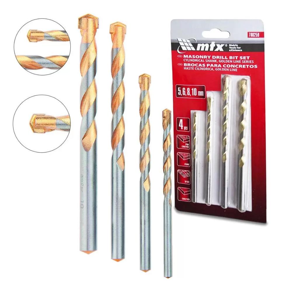 Picture of BURGIJE ZA BETON SET 5-10 MTX GOLDEN LINE