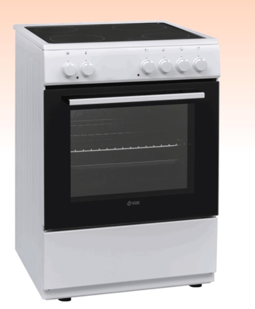 Picture of VOX Električni šporet CHT 6000 WBF Bela Električna   A