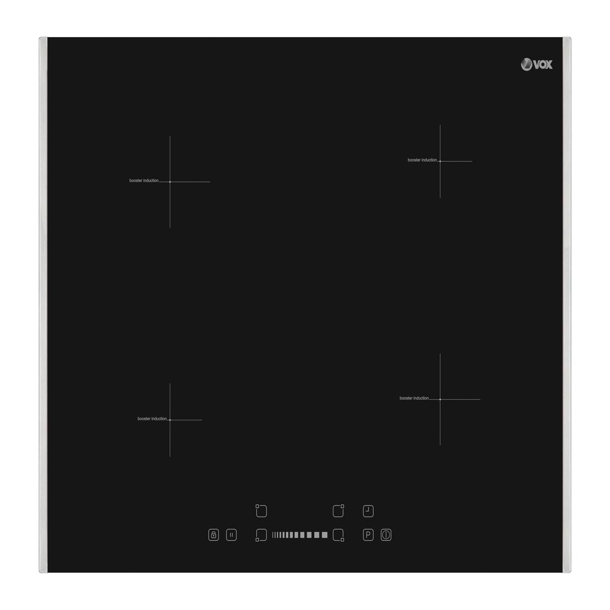 Slika VOX Ugradna ploča EBI 444 DB  Indukciona staklokeramička Crna