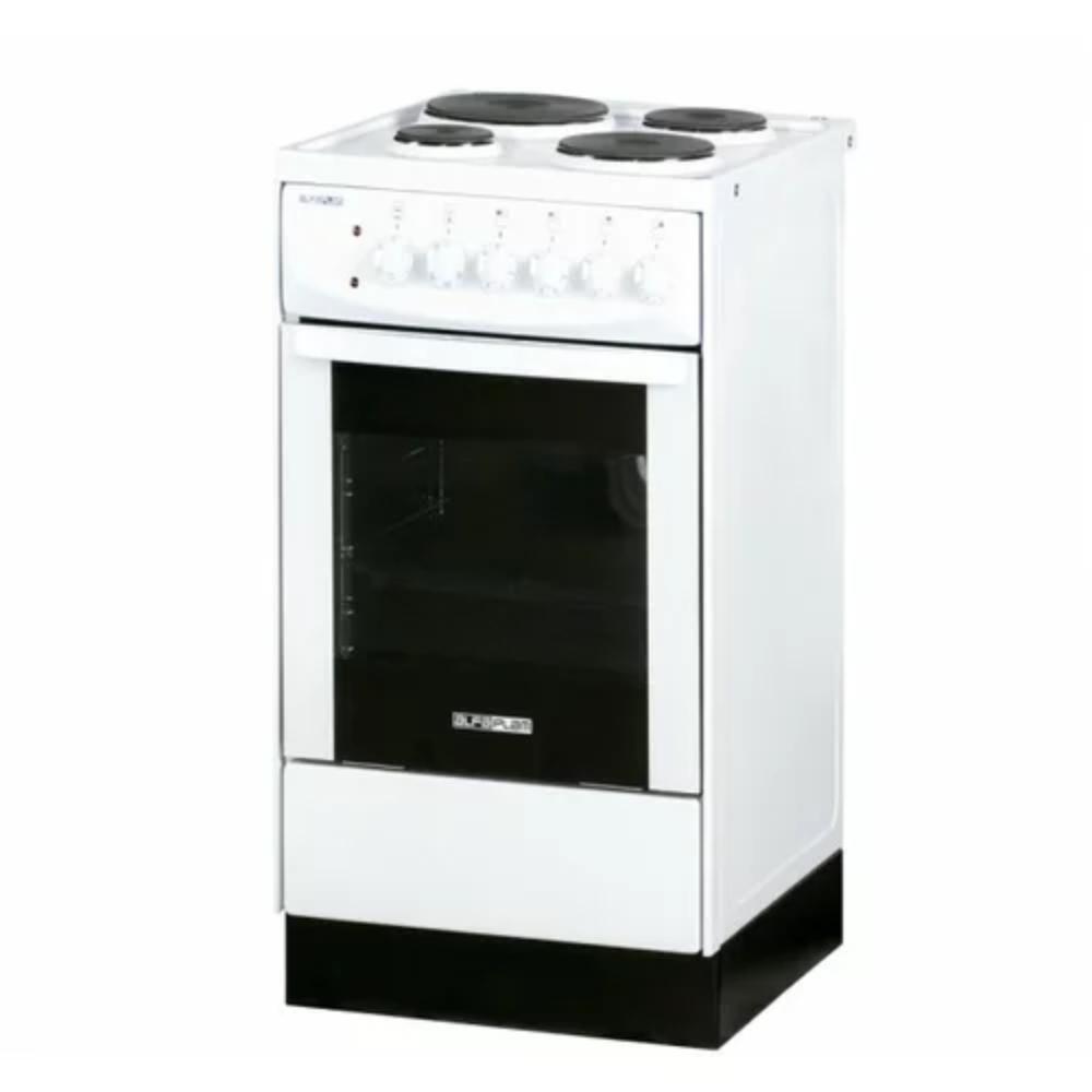 Slika ALFA PLAM Električni šporet S.140.55.13 G6/R  Bela Konvencionalna Ringle  C