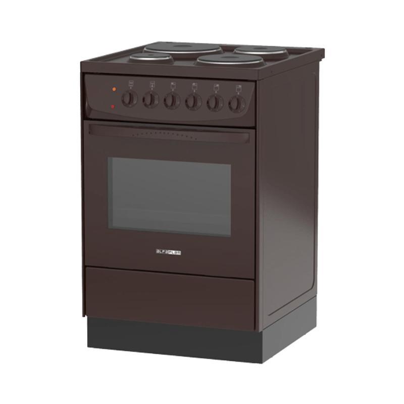 Slika ALFA PLAM Električni šporet S.140.55.33G6 Crna Konvencionalna Ringle  C