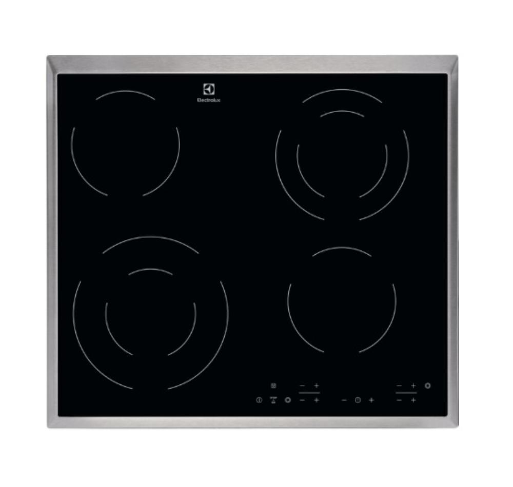 Slika ELECTROLUX Ugradna ploča EHF6342XOK Staklokeramicka Inox/Crna