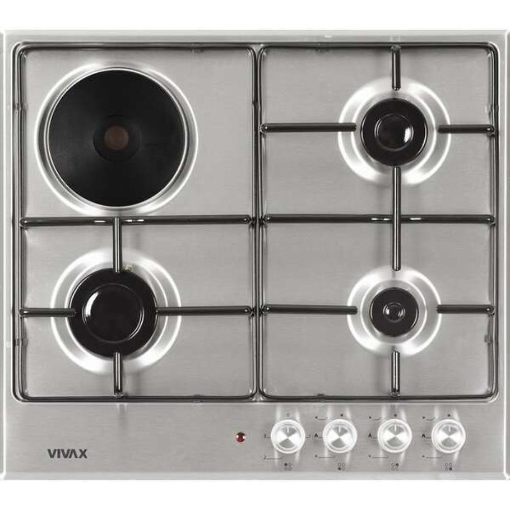 Slika VIVAX Ugradna ploča BH-31T EI X  Plinsko-električna ugradna ploča  Inox