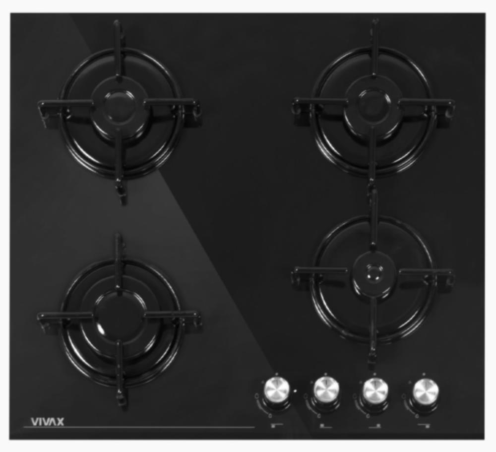 Slika VIVAX Ugradna ploča BH-40TEI G Staklokeramicka  Crna