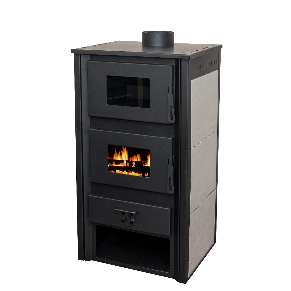 Slika NEXSAS Peć na čvrsto gorivo ETNA Crna  7 kw 