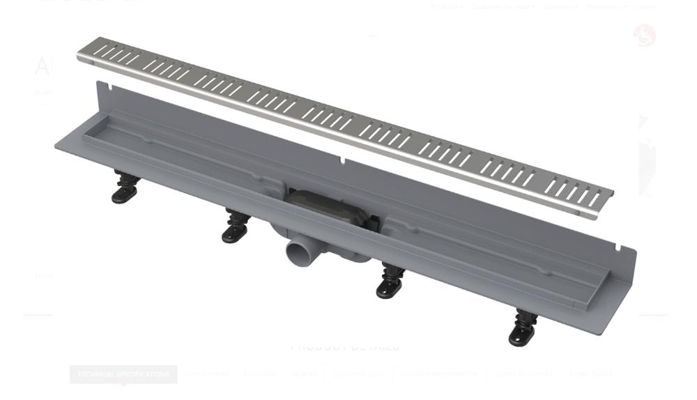 Slika TUS KANALICA"ALCA"APZ30-650 ZIDNA